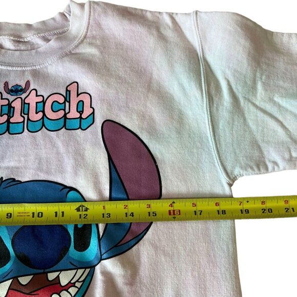 Disney Stitch Sweater Pastel Tie Dye Size Small Disneyland Lilo Sweatshirt - Picture 5 of 8